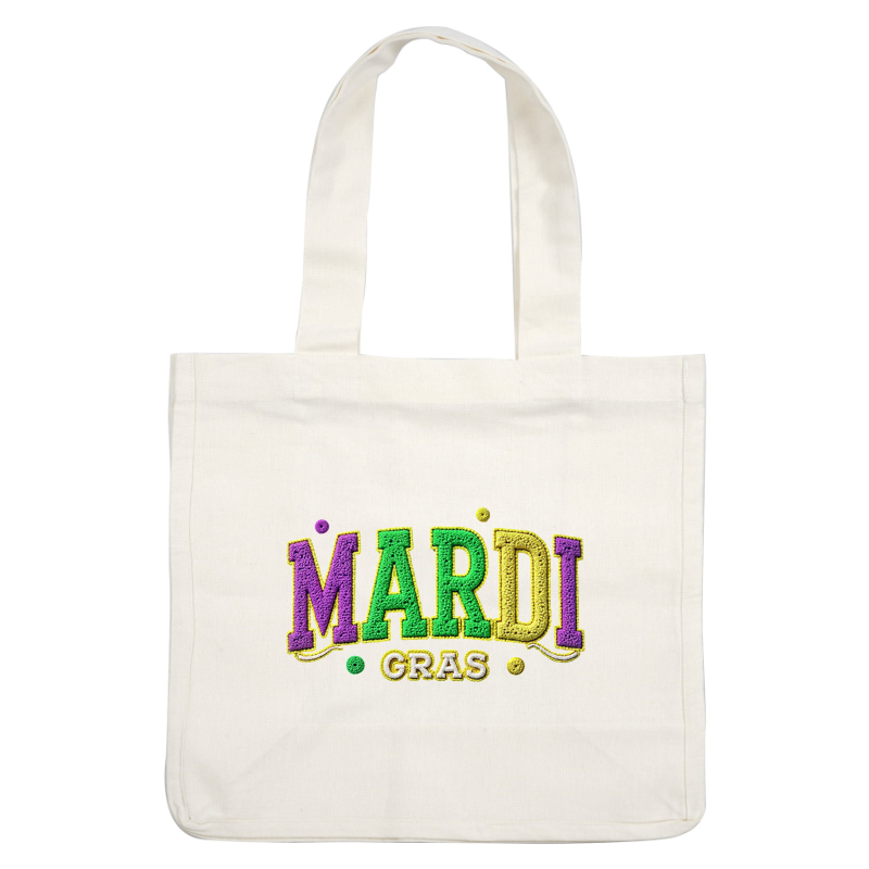 《3D chenille-like》Mardi Gras art.DTF Transfers