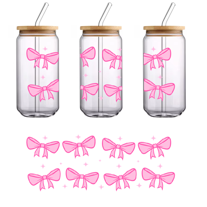 Pink embroidered Treble belt.UV Transfers