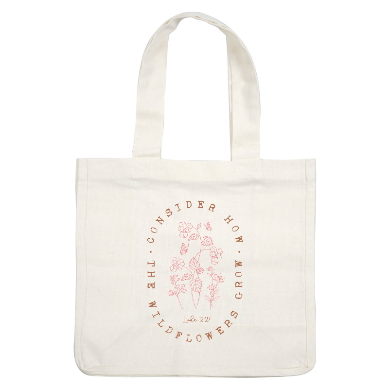 "Beautiful floral design featuring a motivational quote about wildflowers, perfect for adding a touch of inspiration to any space."DTF Transfers