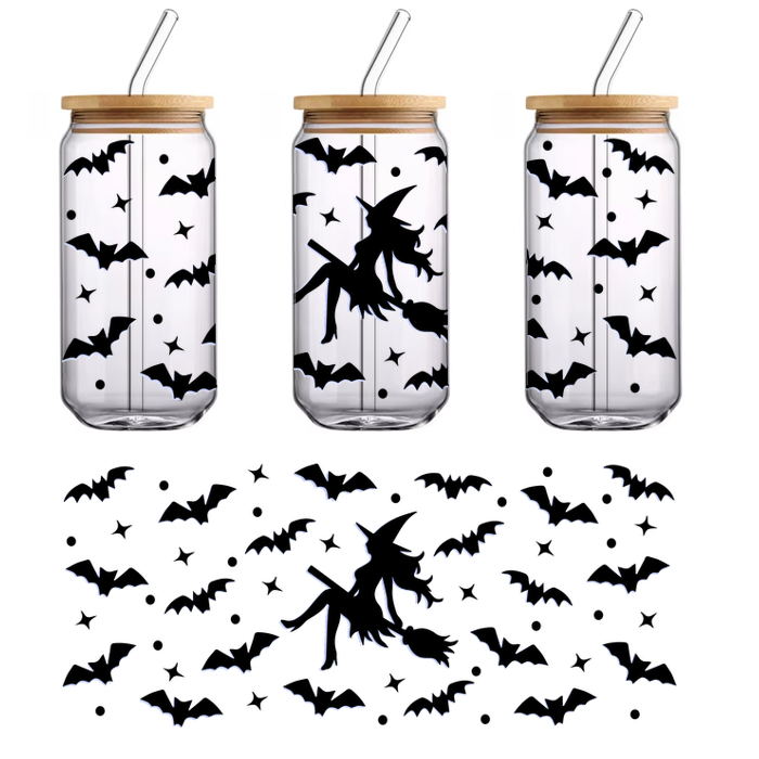 Una ilustración estilizada de una figura entre nubes arremolinadas, que transmite una atmósfera mística o caprichosa. Transferencias UV