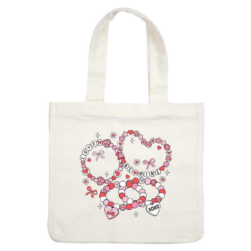 Colorful Heart Bead Set - Lovely Valentine's Day Gift!DTF Transfers