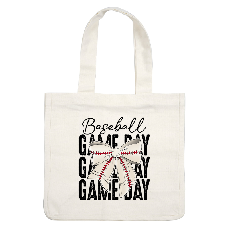 A charming white bow with red stitching, perfect for adding a sporty touch to any outfit or accessory.dtf regular iron