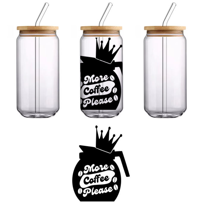 Illustration of a classic bicycle with a vintage style, featuring a curved frame and a single seat.UV Transfers heat press transfers