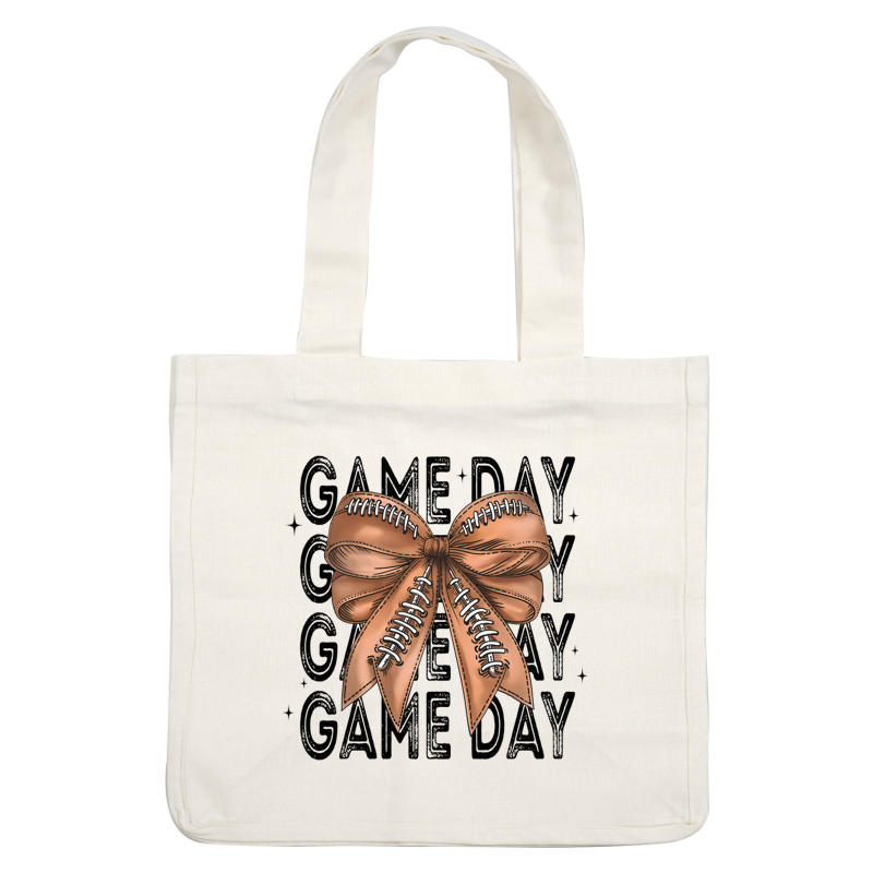 Un encantador lazo de cinta en un tono marrón cálido, con costuras decorativas que se asemejan a los cordones de una pelota de béisbol.