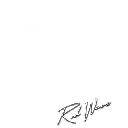Prominent graphic featuring the title "Rod Wave" and "The Wave," showcasing artistic style with bold text and signature elements.DTF Transfers dtf transfers