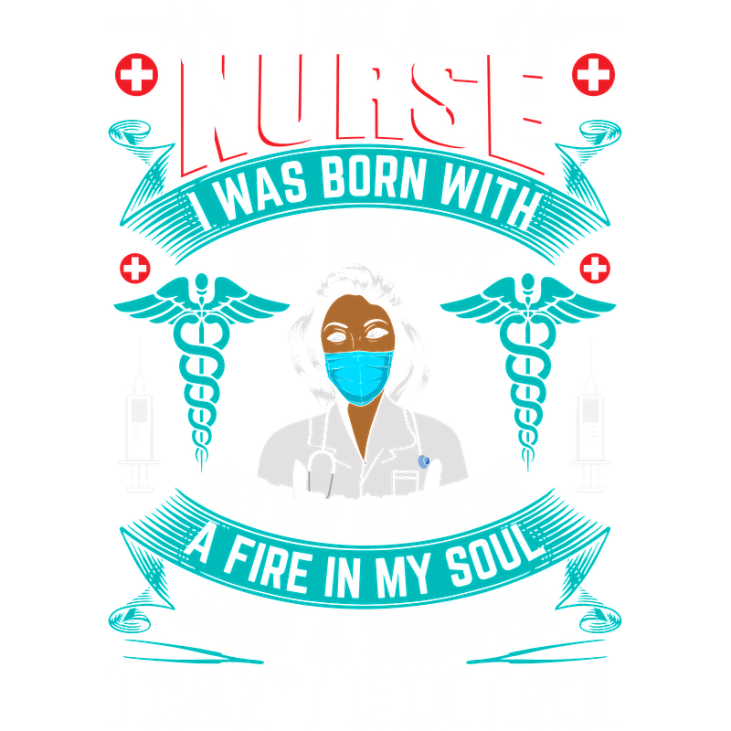 Celebrate the nursing profession with this vibrant graphic that showcases a dedicated nurse with heartfelt words highlighting their passion and commitment.DTF Transfers