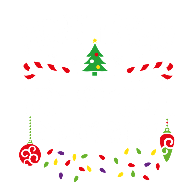 A festive and humorous design featuring the phrase "Most Likely To Steal Santa's Sleigh," decorated with candy canes, lights, and holiday elements.DTF Transfersdtf regular irondtf regular iron