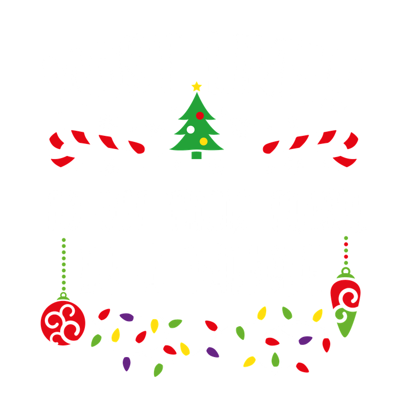 A festive design featuring cheerful text and colorful holiday elements, humorously declaring "Most Likely to Get Their Tinsel in a Tangle."DTF Transfers heat press transfers dtf transfers