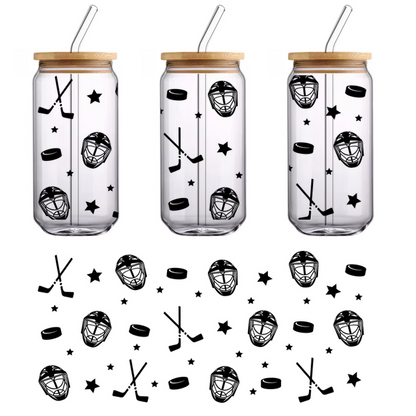 A minimalist line art illustration of a confident woman with a ponytail, exuding strength and elegance.UV Transfers dtf prints