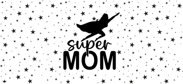 A whimsical design featuring a multitude of stars scattered across a black background, creating a magical, night-sky ambiance.UV Transfers dtf prints