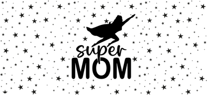 A whimsical design featuring a multitude of stars scattered across a black background, creating a magical, night-sky ambiance.UV Transfers dtf prints