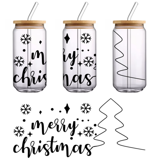 A minimalist black cat silhouette, featuring elegant lines and a sleek design that captures the feline grace and charm.UV Transfers dtf transfers