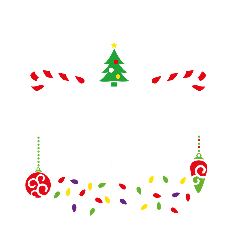 A festive design featuring the playful text "Most Likely to Be Making TikToks," surrounded by holiday decorations like candy canes and lights.DTF Transfers heat press transfers dtf prints