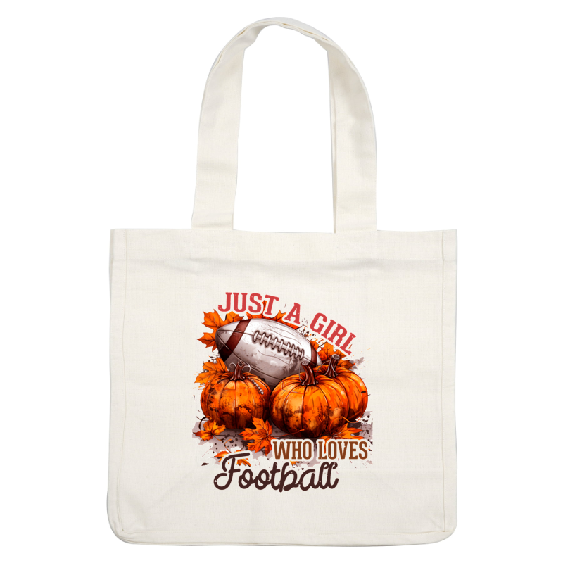 Celebrate football season with this vibrant design featuring a football, pumpkins, and autumn leaves, perfect for fall fans! heat press transfers