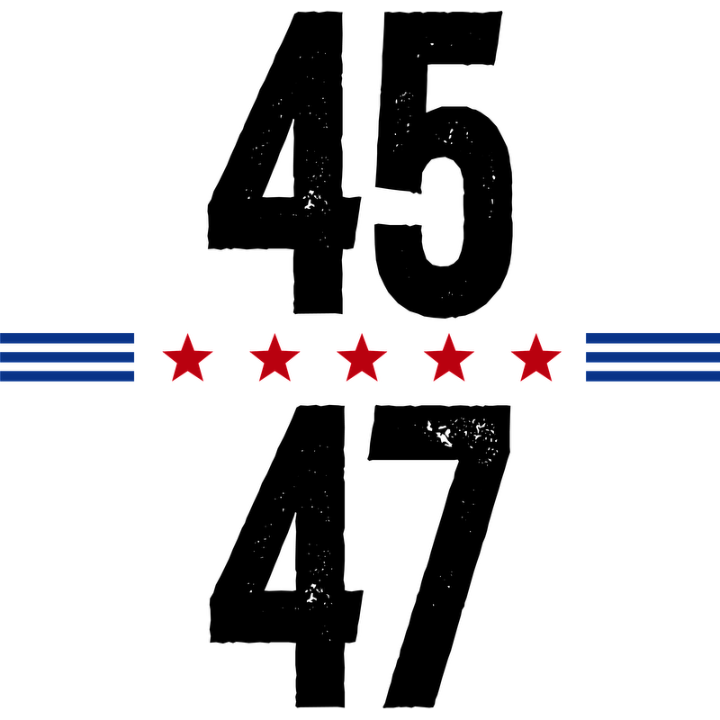 A vibrant design featuring five red stars and two blue stripes, reminiscent of a flag or emblem.DTF Transfers dtf prints