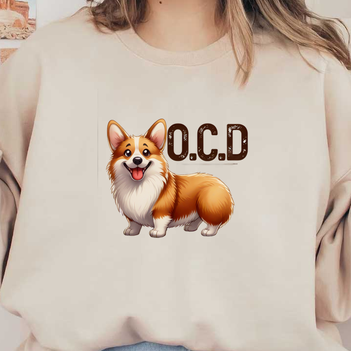 DTF Transfers: Happy Corgi & 