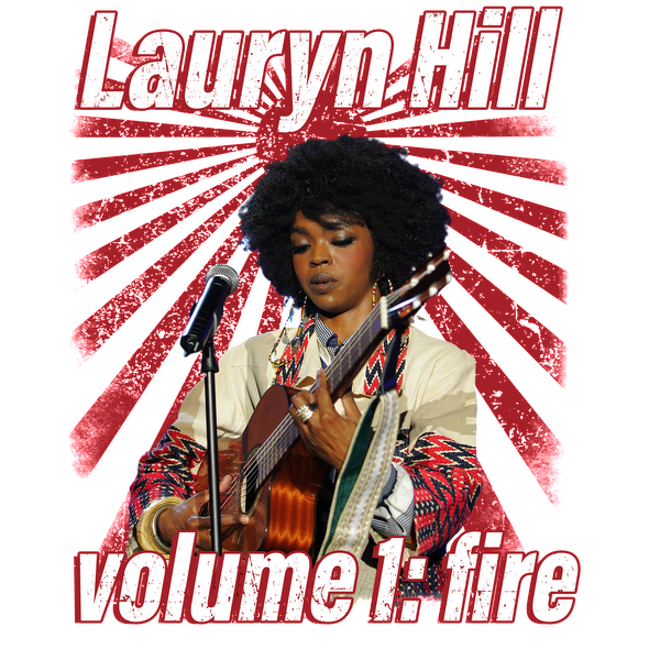 Lauryn Hill captivates the stage with her music, dressed in a vibrant, stylish outfit, showcasing her iconic presence.DTF Transfersdtf regular iron