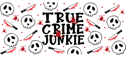 A playful, spooky pattern featuring red splashes, drips, and black elements, perfect for Halloween-themed decorations or apparel.UV Transfersdtf regular iron