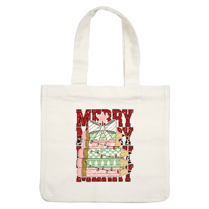 Celebrate the season with this festive Merry Christmas design featuring colorful pencils!DTF Transfers
