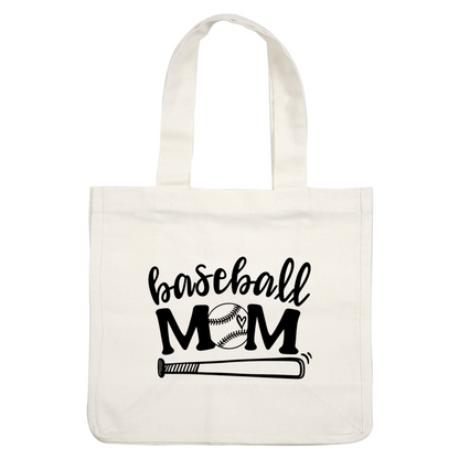 Celebrate baseball season with this stylish "Baseball Mom" design featuring a bat and a baseball graphic!DTF Transfersdtf regular iron