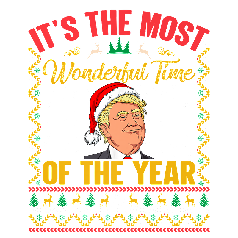 Celebrate the holiday spirit with this festive graphic featuring a Santa hat, colorful text, and cheerful winter motifs!DTF Transfers dtf prints