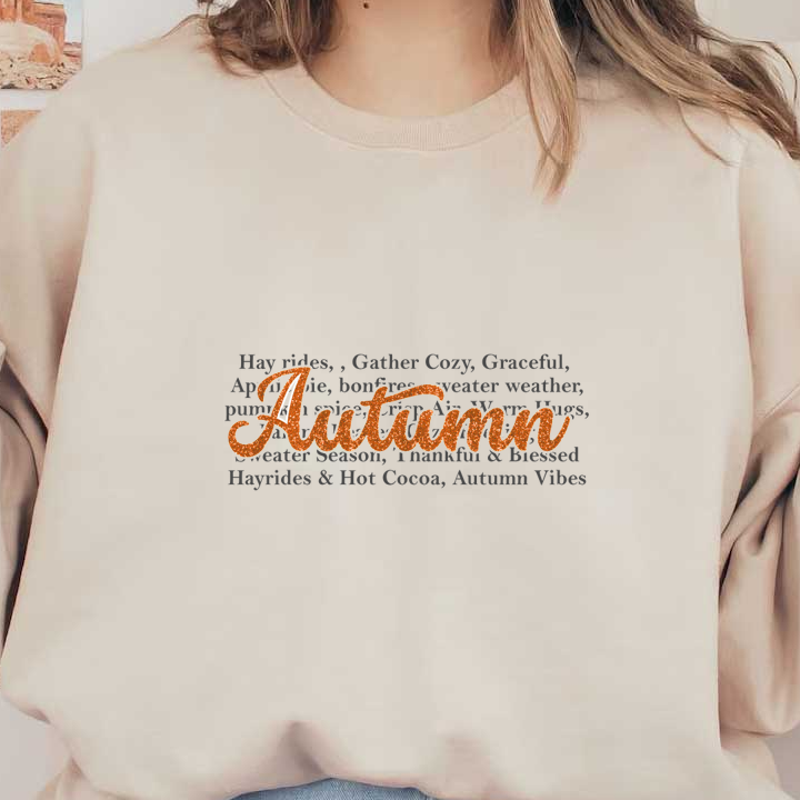 Celebrate the cozy vibes of autumn with inviting imagery of hayrides, hot cocoa, and graceful sweater weather moments. dtf prints