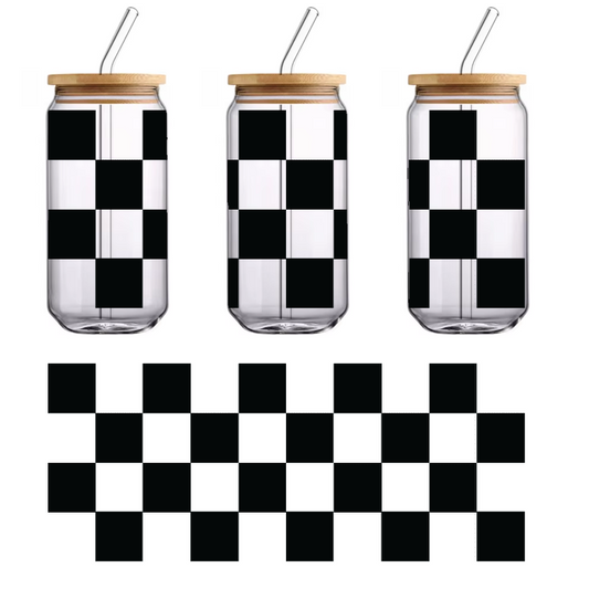 Black and green abstract pattern t-shirt.UV Transfers