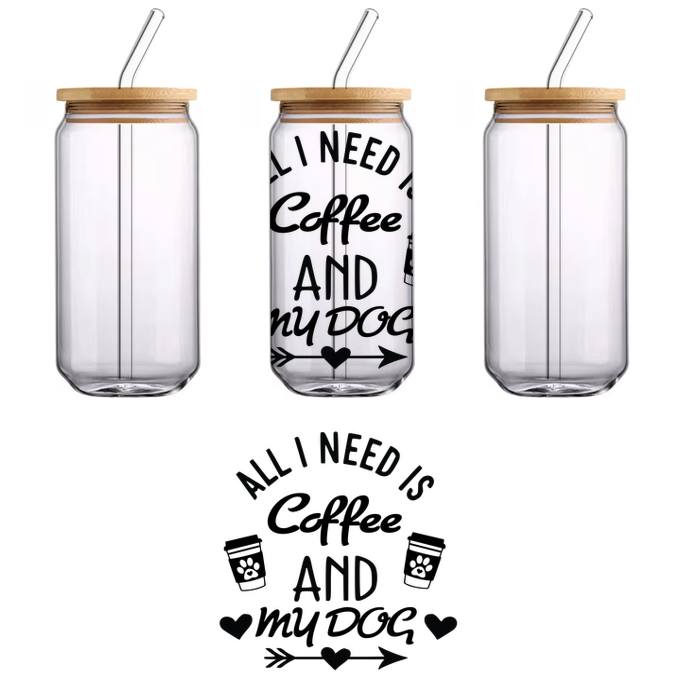 A charming decorative sign featuring the phrase "All I Need Is" with playful hearts and an arrow design, perfect for romantic spaces.UV Transfers heat press transfers