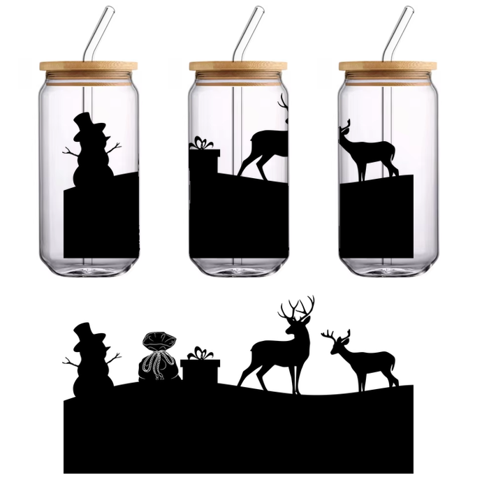 Un icono de bicicleta negro, elegante y minimalista, perfecto para representar el ciclismo o temas relacionados con la bicicleta. Transferencias UV