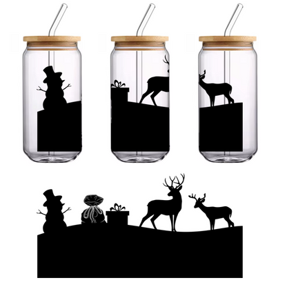 Un icono de bicicleta negro, elegante y minimalista, perfecto para representar el ciclismo o temas relacionados con la bicicleta. Transferencias UV