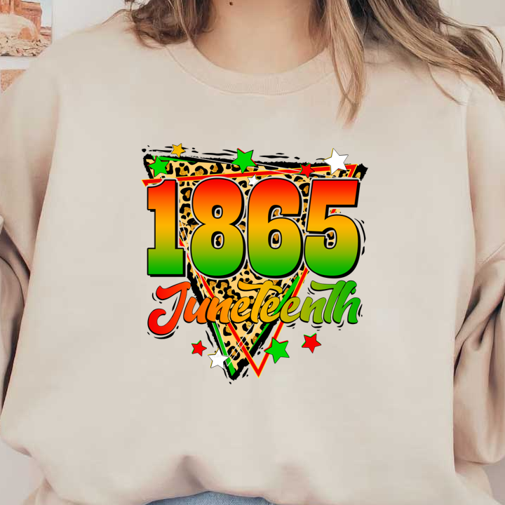 Vibrant Juneteenth Design 1865 DTF Transfers | MakeDTF
