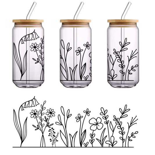 A simple and elegant black musical note design, perfect for music-related themes and projects.UV Transfers dtf transfers