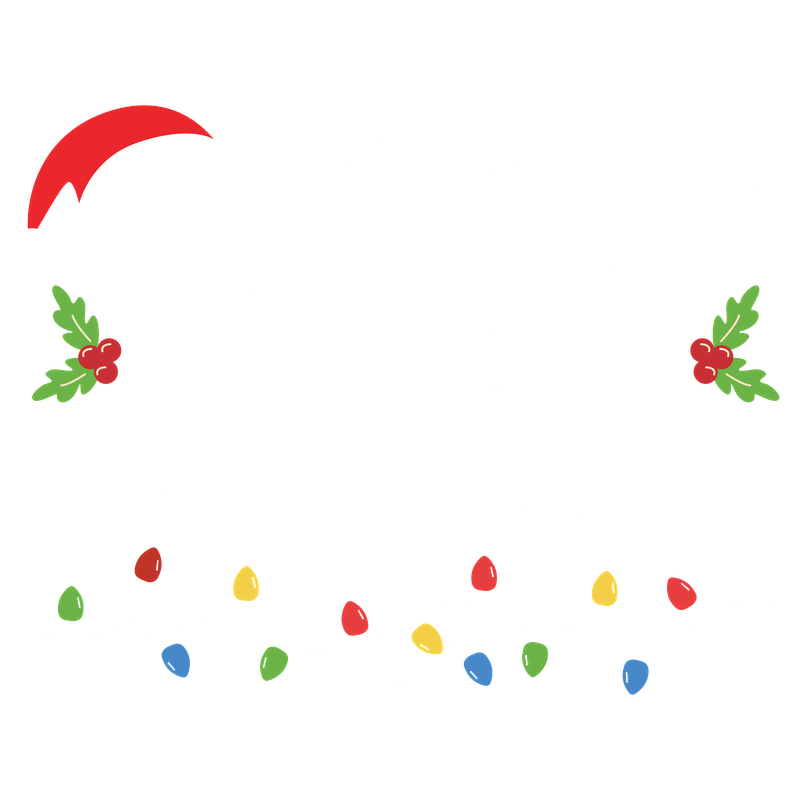 Festive holiday design featuring the playful phrase "Most Likely to Spike the Eggnog" adorned with Christmas lights and holly.DTF Transfers heat press transfers heat press transfers dtf prints