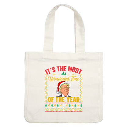 Celebrate the holiday spirit with this festive graphic featuring a Santa hat, colorful text, and cheerful winter motifs!DTF Transfers dtf prints