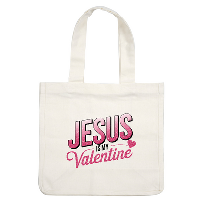 Celebrate love with this sparkling "Jesus is my Valentine" design, perfect for expressing faith and affection on Valentine's Day!DTF Transfers