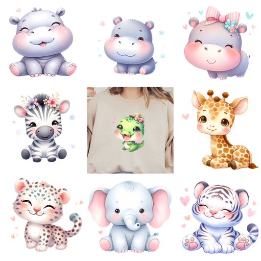 Cute Chick Stickers Decorative Animal Stickers for Children in Various Designs.DTF Transfers