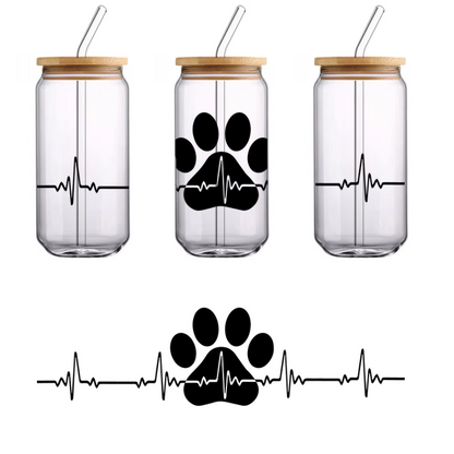 A sleek, minimalist illustration of a bicycle, showcasing its simple lines and elegant design.UV Transfers heat press transfers