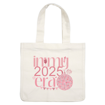 Celebrate in style with this playful design featuring "In My 2025 Era," complete with festive elements like a disco ball and party icons!DTF Transfersdtf regular iron