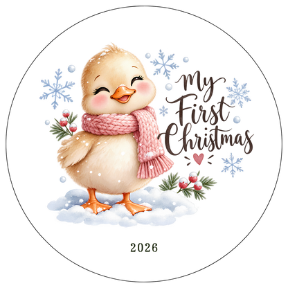 XMAS1463-13 — Christmas watercolor DTF transfer design; all lettering supplied as shown; physical transfer only