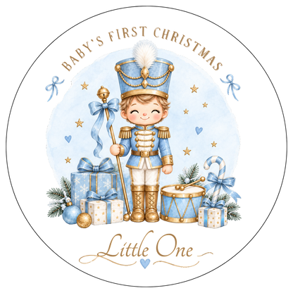 XMAS1463-21 — Christmas watercolor keepsake DTF transfer design; lettering and names supplied as shown; physical transfer only