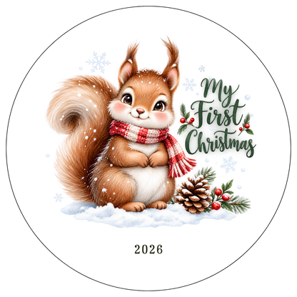 XMAS1463-8 — Christmas watercolor DTF transfer design; lettering supplied as shown; physical transfer only
