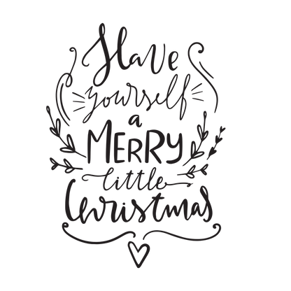 XMAS1467-12 Christmas lettering DTF transfer artwork; physical transfer only; garment not included