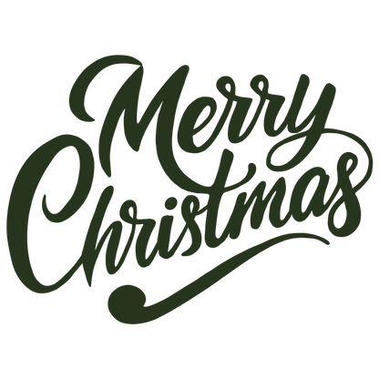 XMAS1467-6 Christmas lettering DTF transfer artwork; physical transfer only; garment not included