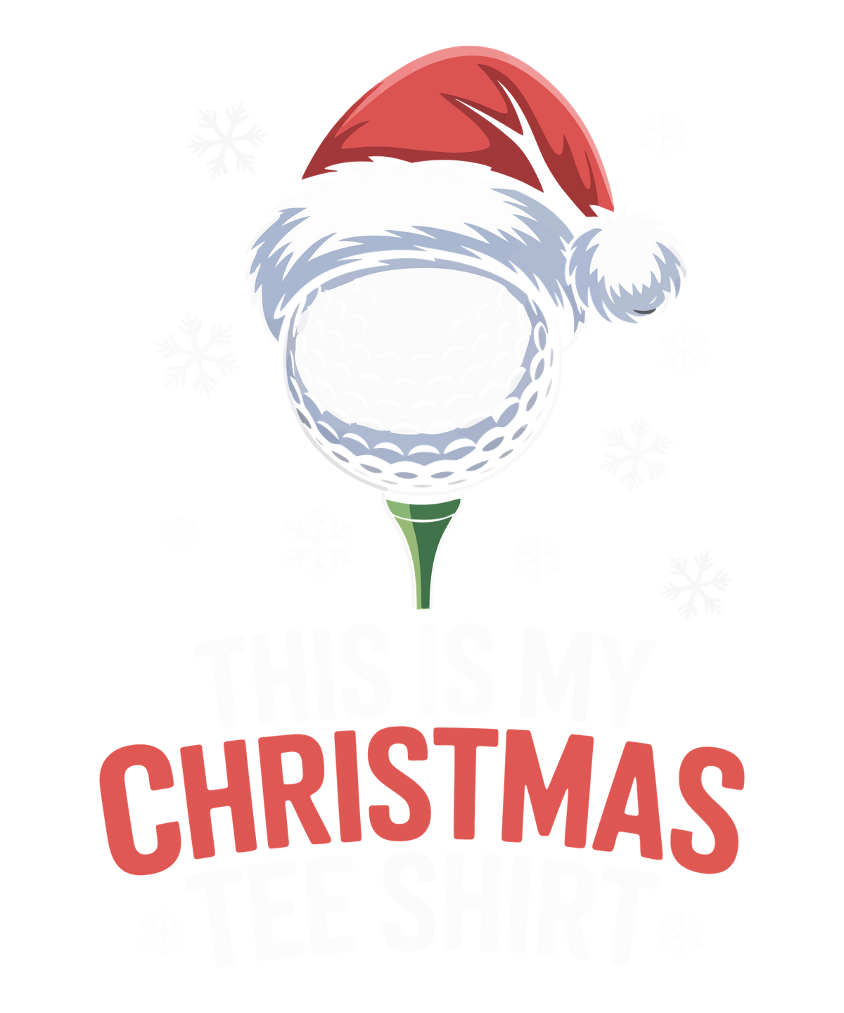 Christmas sports ball DTF transfer design XMAS1479-6. Physical textile transfer only.