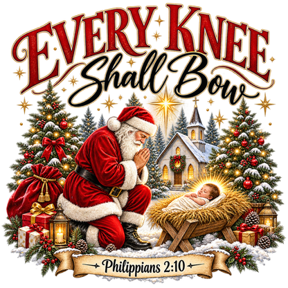 Christian Christmas greeting and nativity DTF transfer design XMAS1481-38. Physical textile transfer only.
