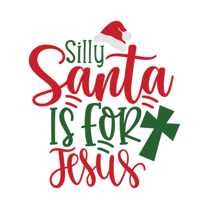 Classic Christmas saying DTF transfer design XMAS1486-13. Physical textile transfer only.