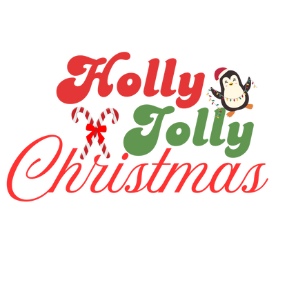 Classic Christmas saying DTF transfer design XMAS1486-14. Physical textile transfer only.