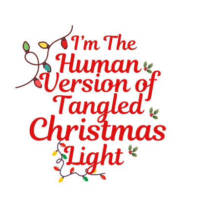 Classic Christmas saying DTF transfer design XMAS1486-21. Physical textile transfer only.
