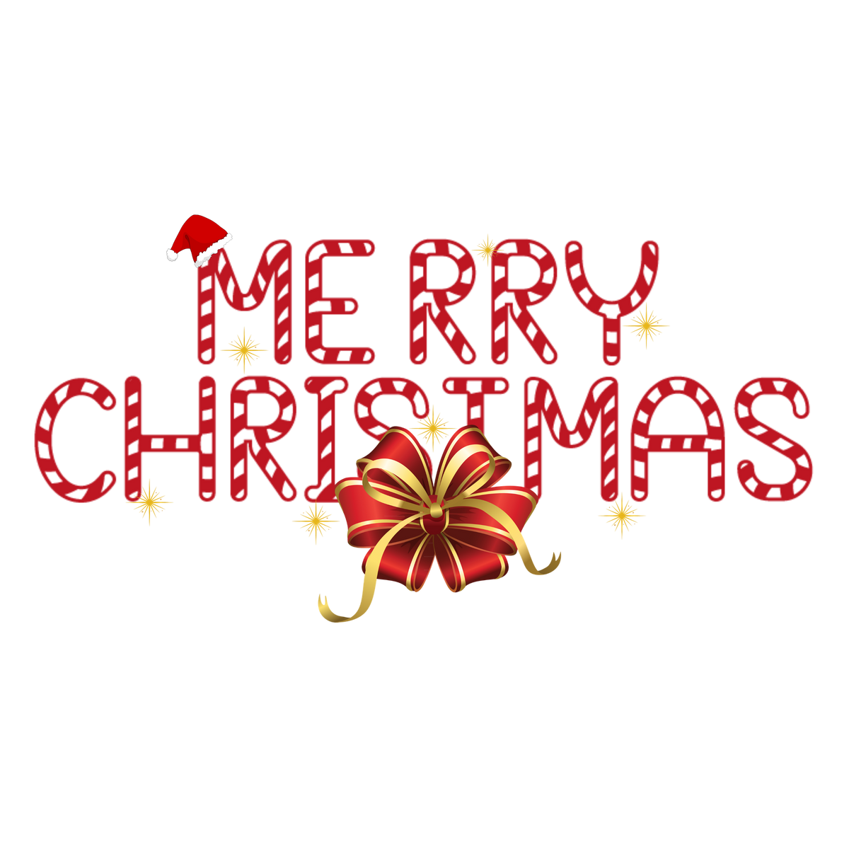 Classic Christmas saying DTF transfer design XMAS1486-28. Physical textile transfer only.