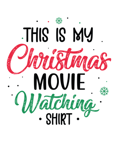 Classic Christmas saying DTF transfer design XMAS1486-32. Physical textile transfer only.